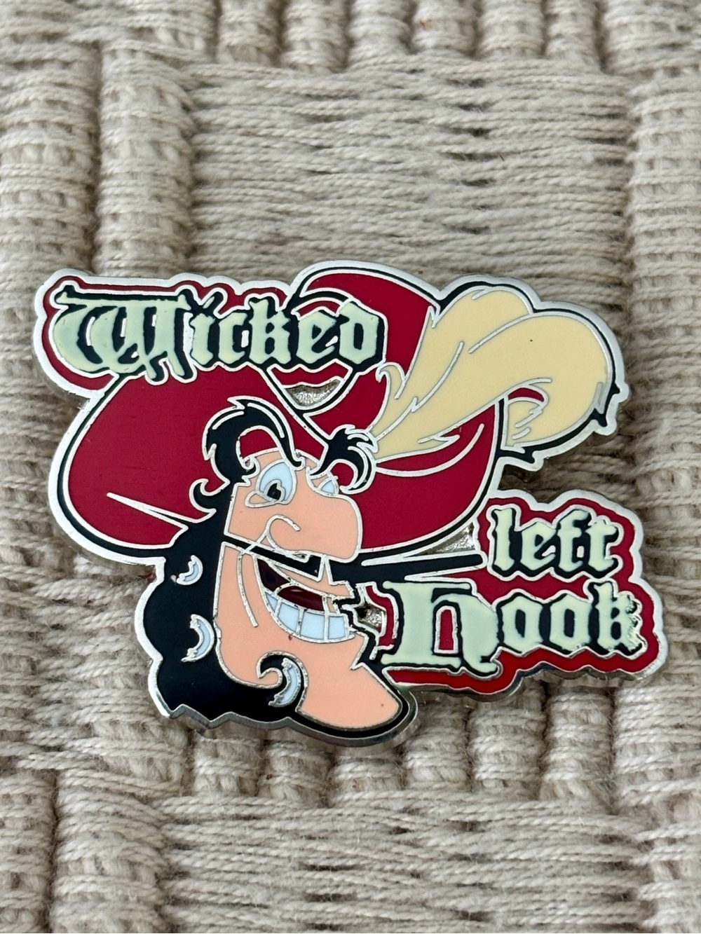 DISNEY 2015 Captain Hook “Villains’ Attributes” Wicked Left Hook Pin